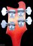 Rickenbacker 4003/4 S, Fireglo: Headstock - Rear