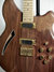 Rickenbacker 380/6 Laguna, Natural Walnut: Close up - Free2