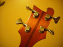 Rickenbacker 4000/4 Mod, Fireglo: Headstock - Rear