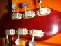 Rickenbacker 331/6 Lightshow, Burgundy: Headstock - Rear