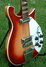 Rickenbacker 625/6 , Fireglo: Close up - Free