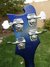 Rickenbacker 4003/4 , Blueburst: Headstock - Rear