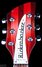 Rickenbacker 360/6 , Fireglo: Headstock