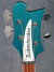 Rickenbacker 4003/4 , Turquoise: Headstock