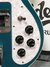 Rickenbacker 4003/4 , Turquoise: Close up - Free2
