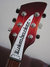 Rickenbacker 620/6 , Fireglo: Headstock