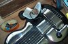 Rickenbacker B/7 LapSteel, Black: Close up - Free