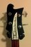 Rickenbacker 4003/4 Mod, Jetglo: Headstock