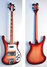 Rickenbacker 4003/4 , Fireglo: Full Instrument - Front