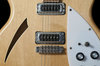 Rickenbacker 360/6 Mod, Mapleglo: Headstock - Rear