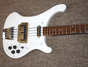 Rickenbacker 4001/4 CS, White: Full Instrument - Rear