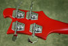 Rickenbacker 4003/4 WT, Red: Headstock - Rear