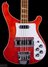 Rickenbacker 4001/4 Refin, Trans Red: Body - Front