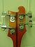 Rickenbacker 4001/4 Mod, Fireglo: Headstock - Rear