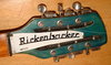 Rickenbacker 450/12 Mod, Custom: Headstock