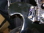 Rickenbacker 4001/4 V63, Jetglo: Headstock - Rear