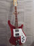 Rickenbacker 481/6 Mod, Burgundy: Full Instrument - Rear