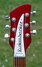 Rickenbacker 330/6 , Ruby: Headstock