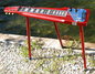 Rickenbacker 102/6 LapSteel, Red: Full Instrument - Front