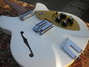 Rickenbacker 1997/6 f hole, Pearl White: Headstock - Rear