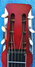 Rickenbacker 100/6 LapSteel, Red: Headstock - Rear