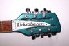 Rickenbacker 370/12 WB, Turquoise: Headstock
