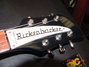 Rickenbacker 360/6 , Jetglo: Headstock