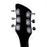 Dec 1989 Rickenbacker 381/6 JK, Jetglo: Headstock - Rear