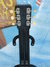 Rickenbacker B Post War/6 LapSteel, Black: Headstock - Rear