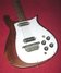 Rickenbacker 450/12 Refin, Natural Maple: Body - Front