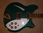 Rickenbacker 360/6 , Turquoise: Body - Front