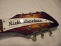 Rickenbacker 381/6 V69, Fireglo: Headstock