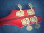 Rickenbacker 4001/4 , Burgundy: Headstock - Rear