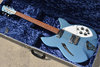 Rickenbacker 330/6 Refin, Blue: Close up - Free2