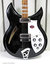 Rickenbacker 381/6 V69, Jetglo: Body - Front