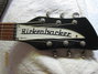 Rickenbacker 325/6 f hole, Jetglo: Headstock