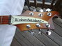 Rickenbacker 481/6 , Autumnglo: Headstock