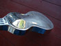 Rickenbacker NS 100/6 LapSteel, Silver: Body - Rear