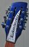 Rickenbacker 360/12 , Midnightblue: Headstock