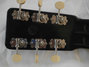 Rickenbacker B Post War/6 LapSteel, Black: Headstock - Rear