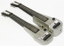 Rickenbacker D16/2 X 8 LapSteel, Silver: Full Instrument - Front