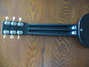 Rickenbacker B Post War/6 LapSteel, Black: Neck - Rear