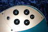 Rickenbacker 660/12 , Turquoise: Close up - Free2