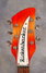 Rickenbacker 1995/6 , Fireglo: Headstock