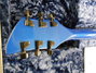 Rickenbacker 360/6 BH BT, Midnightblue: Headstock - Rear