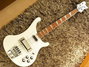 Rickenbacker 4003/4 RIC Outlet One Off, White: Full Instrument - Front