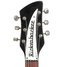 Rickenbacker 1996/6 Refin, Jetglo: Headstock