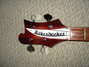 Rickenbacker 4001/4 PMC, Fireglo: Headstock