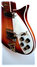 Rickenbacker 620/6 , Fireglo: Close up - Free2