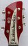 Rickenbacker 360/6 PW Refin, Ruby: Headstock